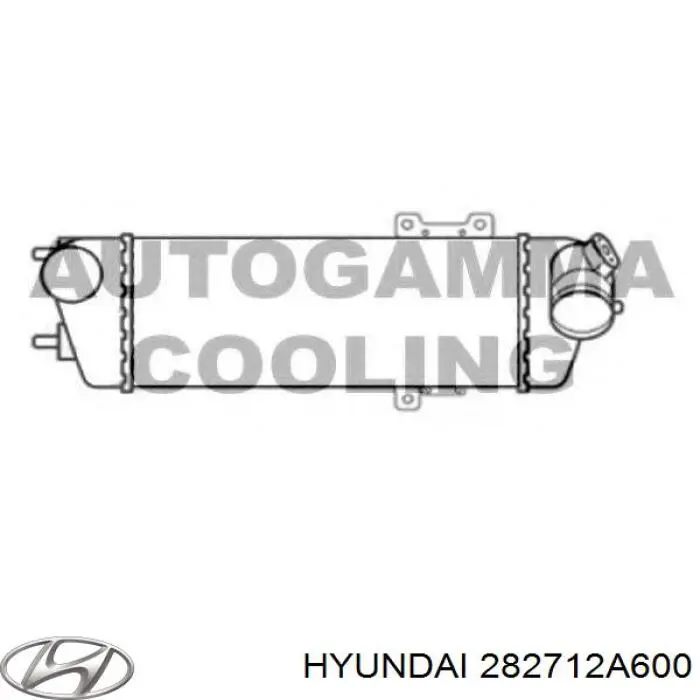 Radiador de aire de admisión 282712A600 Hyundai/Kia