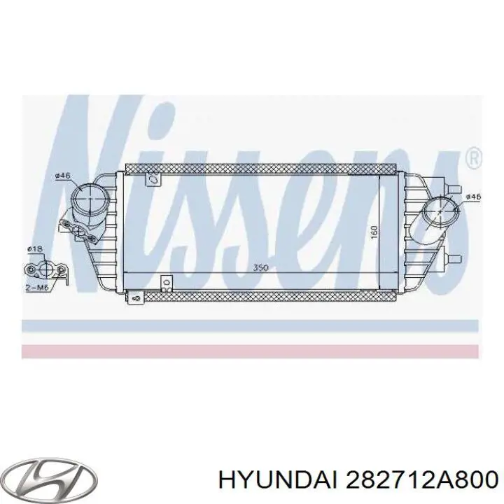 282712A800 Hyundai/Kia интеркулер