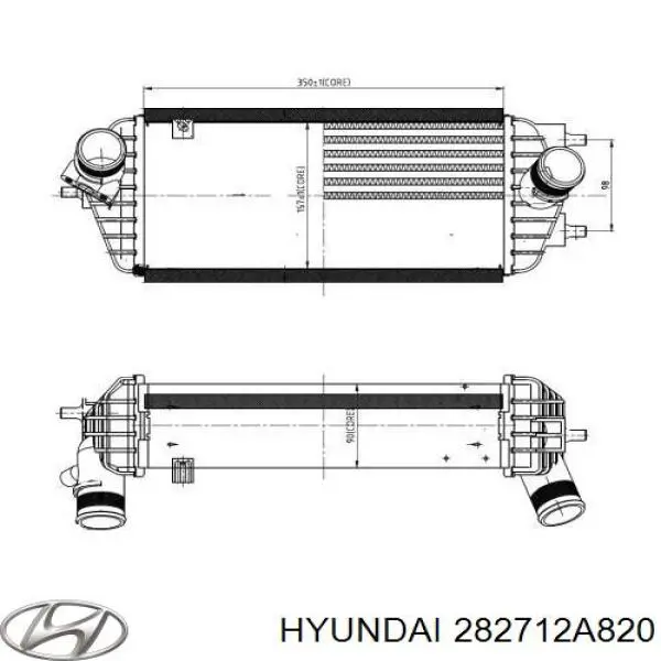 Интеркулер 282712A820 Hyundai/Kia