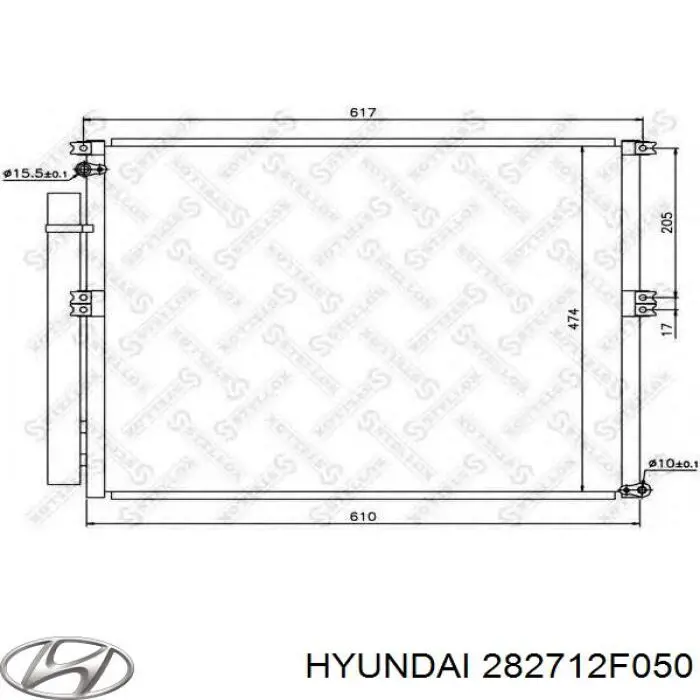 Купить 282712F050 Hyundai/Kia Интеркулер