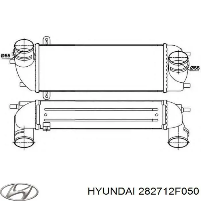 Система охлаждения наддувочного воздуха Hyundai/Kia 282712F050 цена, от 188.45 USD