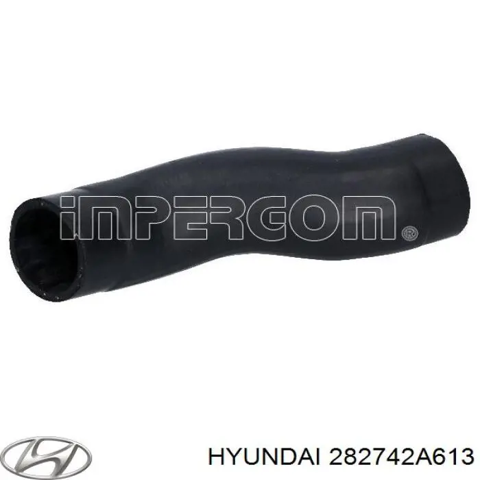 282742A613 Hyundai/Kia mangueira (cano derivado superior de intercooler)