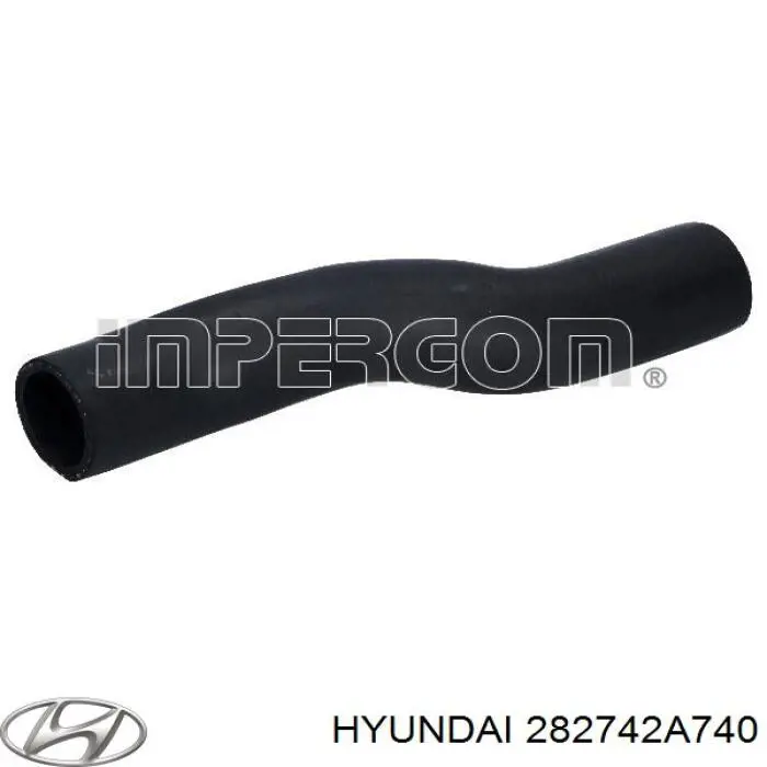 Mangueira (cano derivado) superior de intercooler para Hyundai I30 (GDH)
