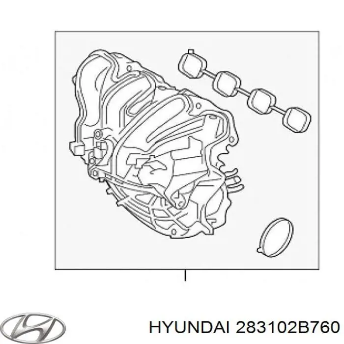  283102B760 Hyundai/Kia