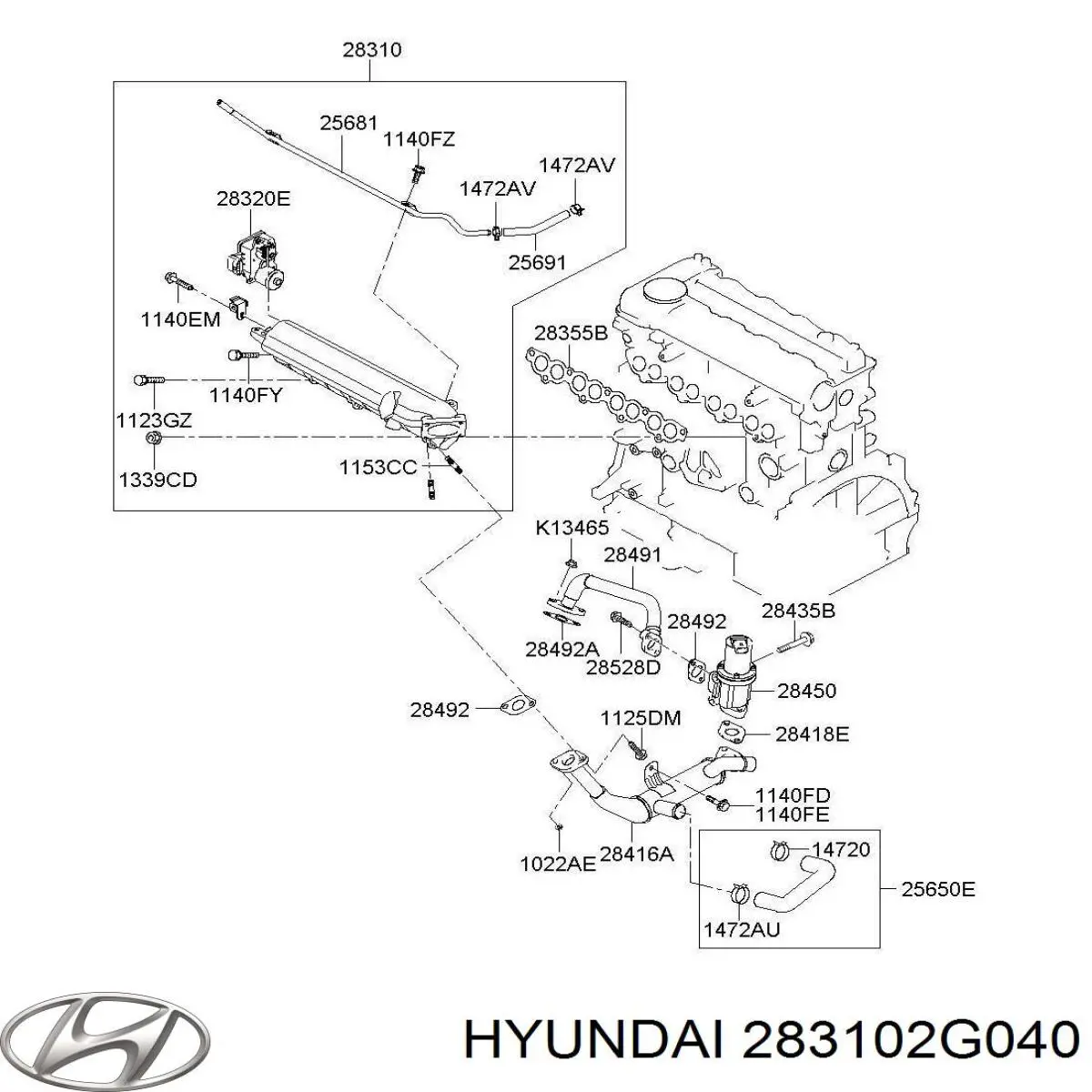  283102G040 Hyundai/Kia