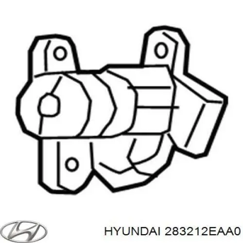 Клапан приводу заслінок впускного колектора 283212EAA0 Hyundai/Kia