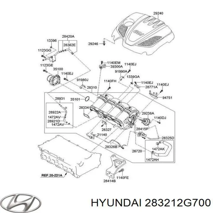 283212G700 Hyundai/Kia 