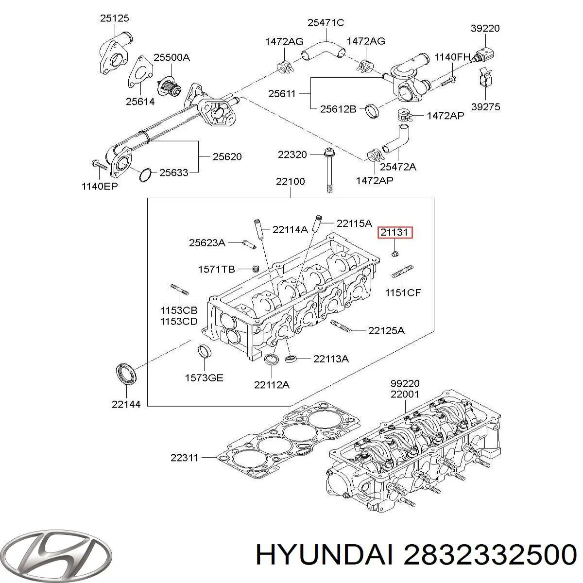 2832332500 Hyundai/Kia 