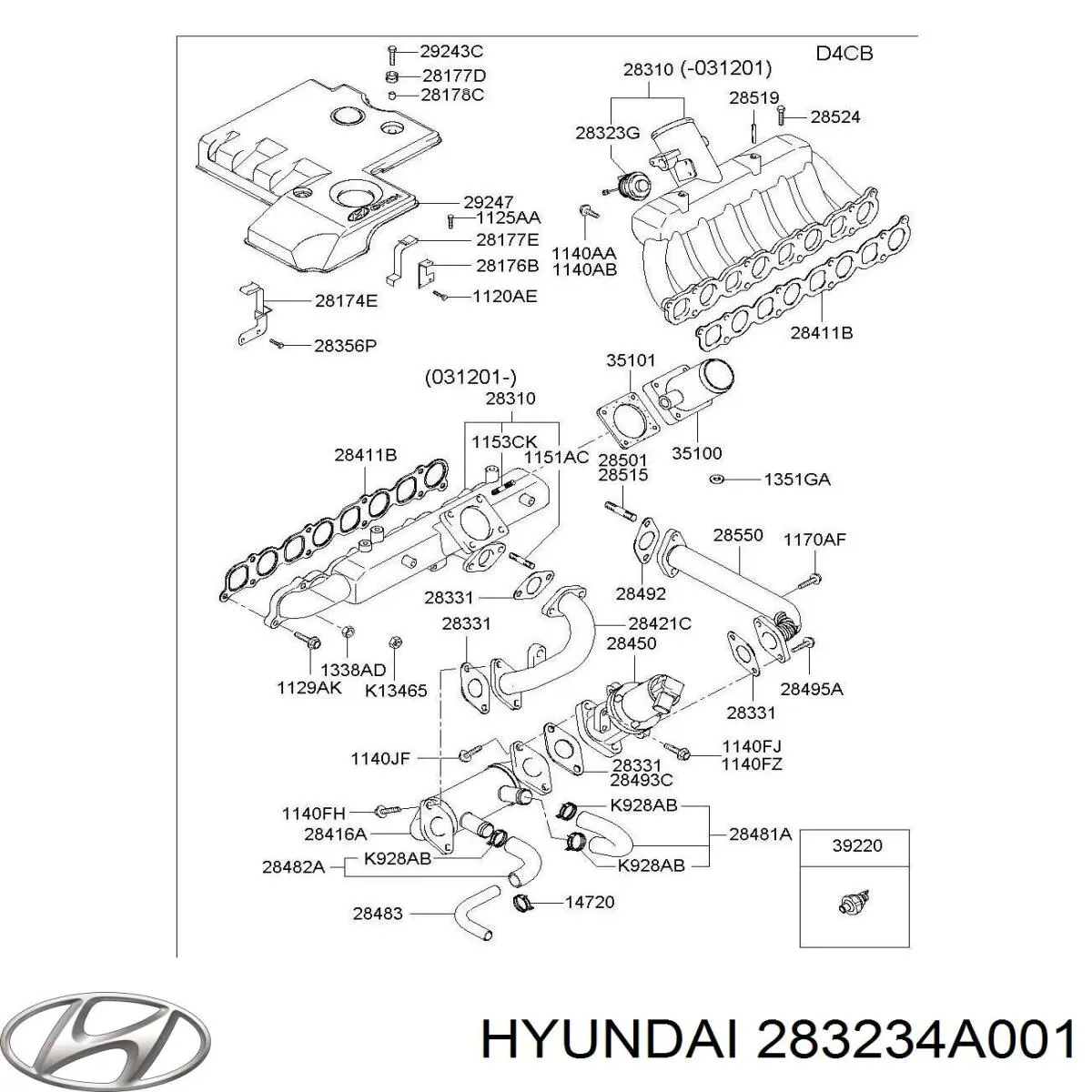 283234A001 Hyundai/Kia 