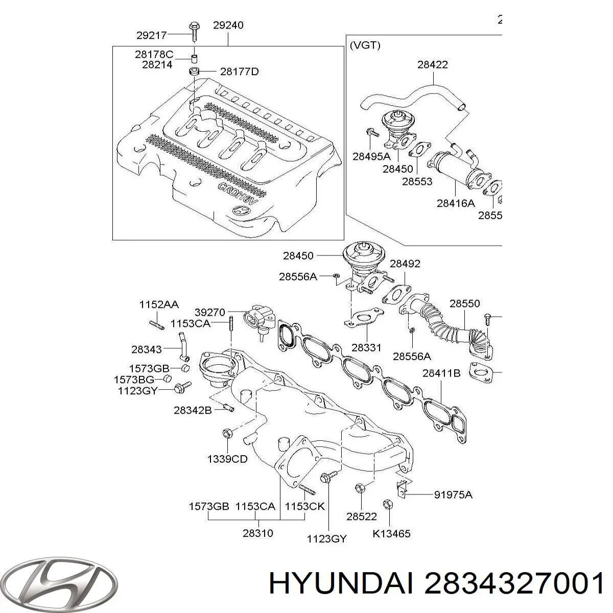  2834327001 Hyundai/Kia