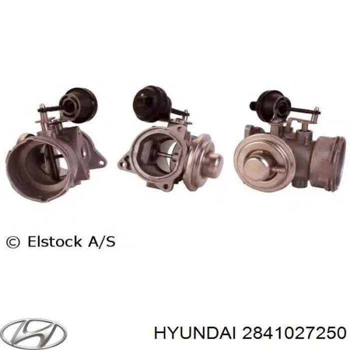 Купить 2841027250 Hyundai/Kia Клапан EGR системы рециркуляции отработавших газов