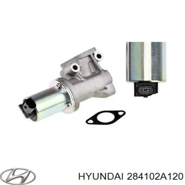 Купить 284102A120 Hyundai/Kia Клапан EGR системы рециркуляции отработавших газов