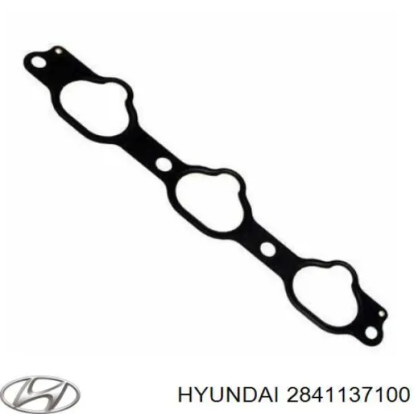 2841137100 Hyundai/Kia прокладка впускного коллектора нижняя