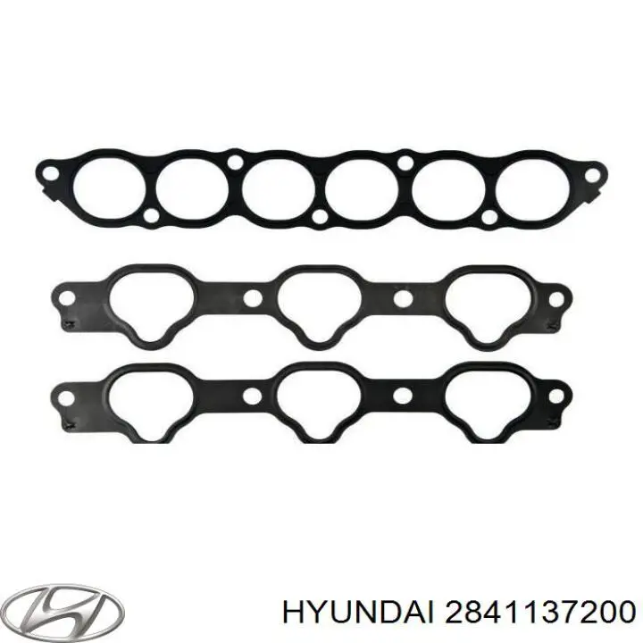 Прокладка впускного коллектора нижняя 2841137200 Hyundai/Kia