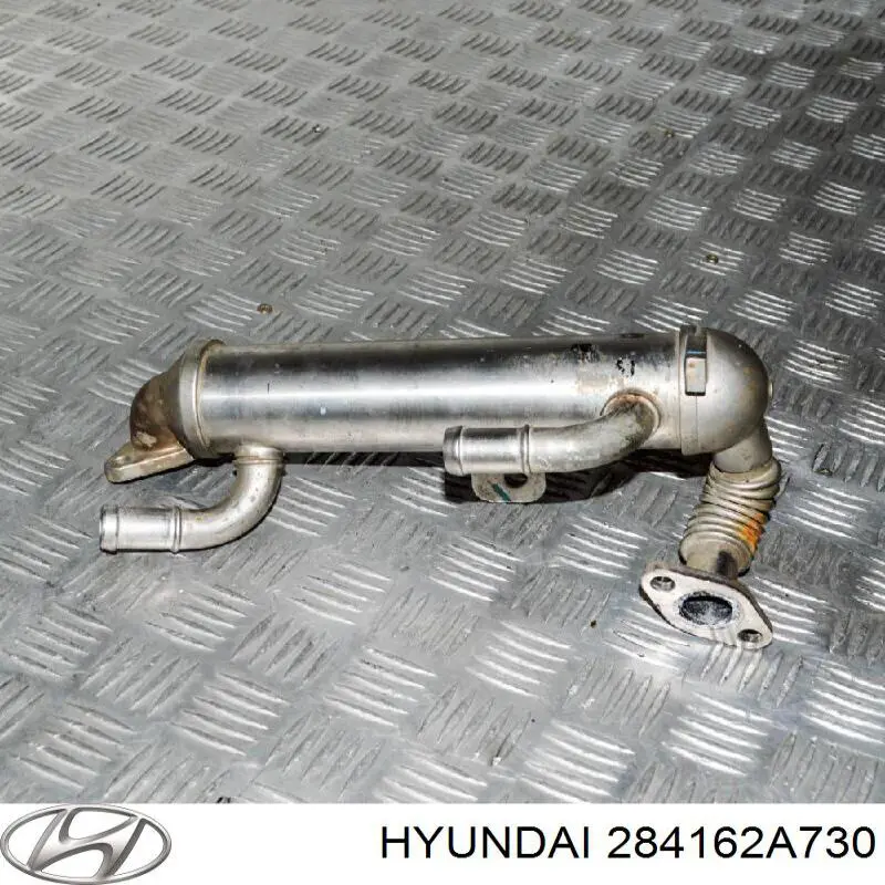 Радиатор системы рециркуляции ОГ Hyundai/Kia 284162A730