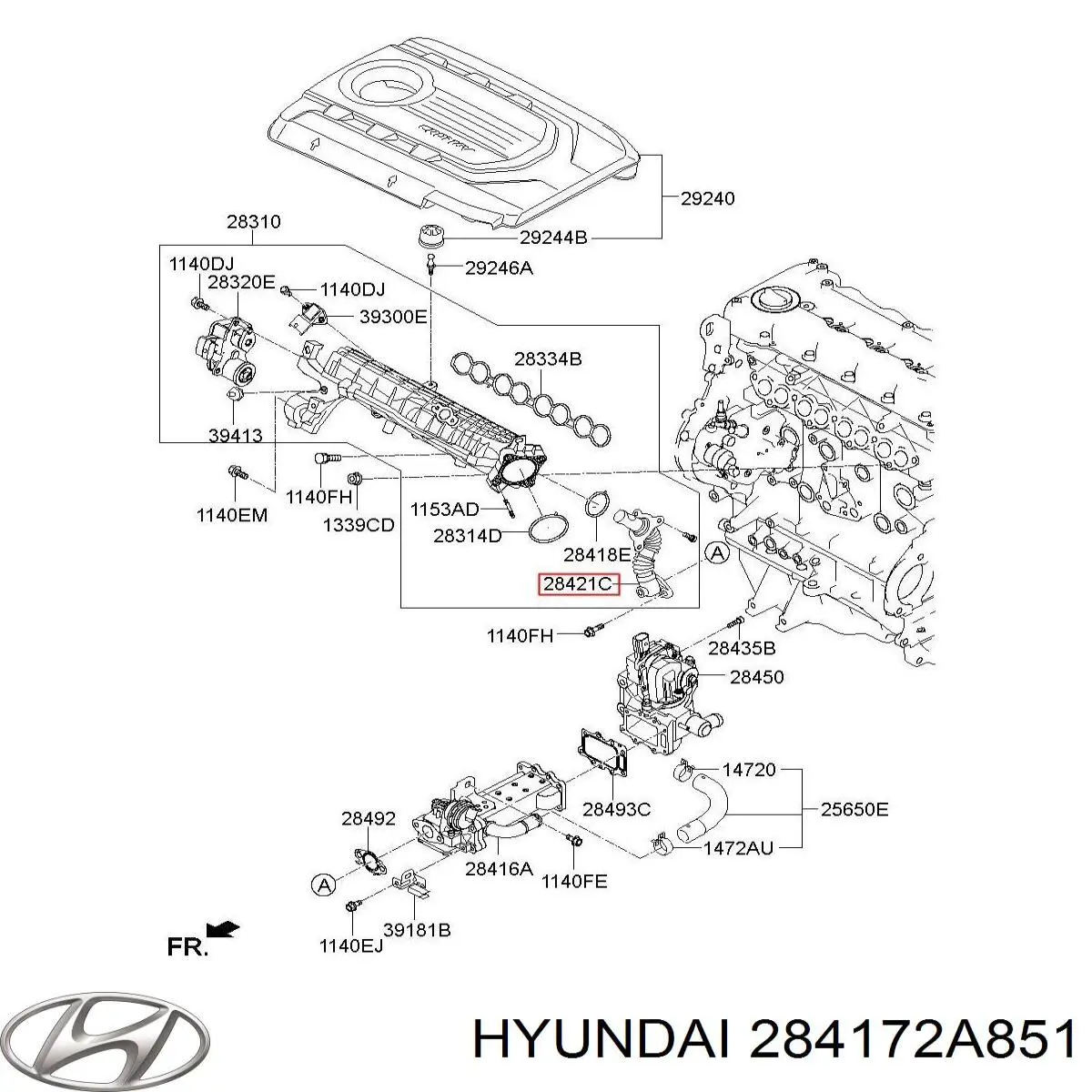  284172A851 Hyundai/Kia