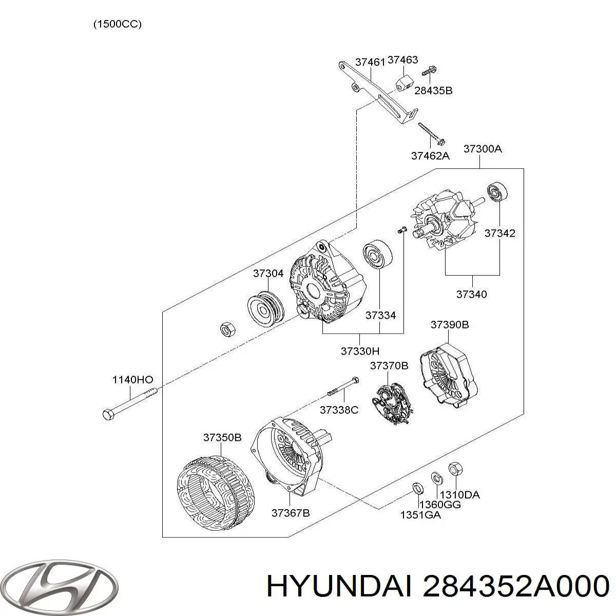  284352A000 Hyundai/Kia