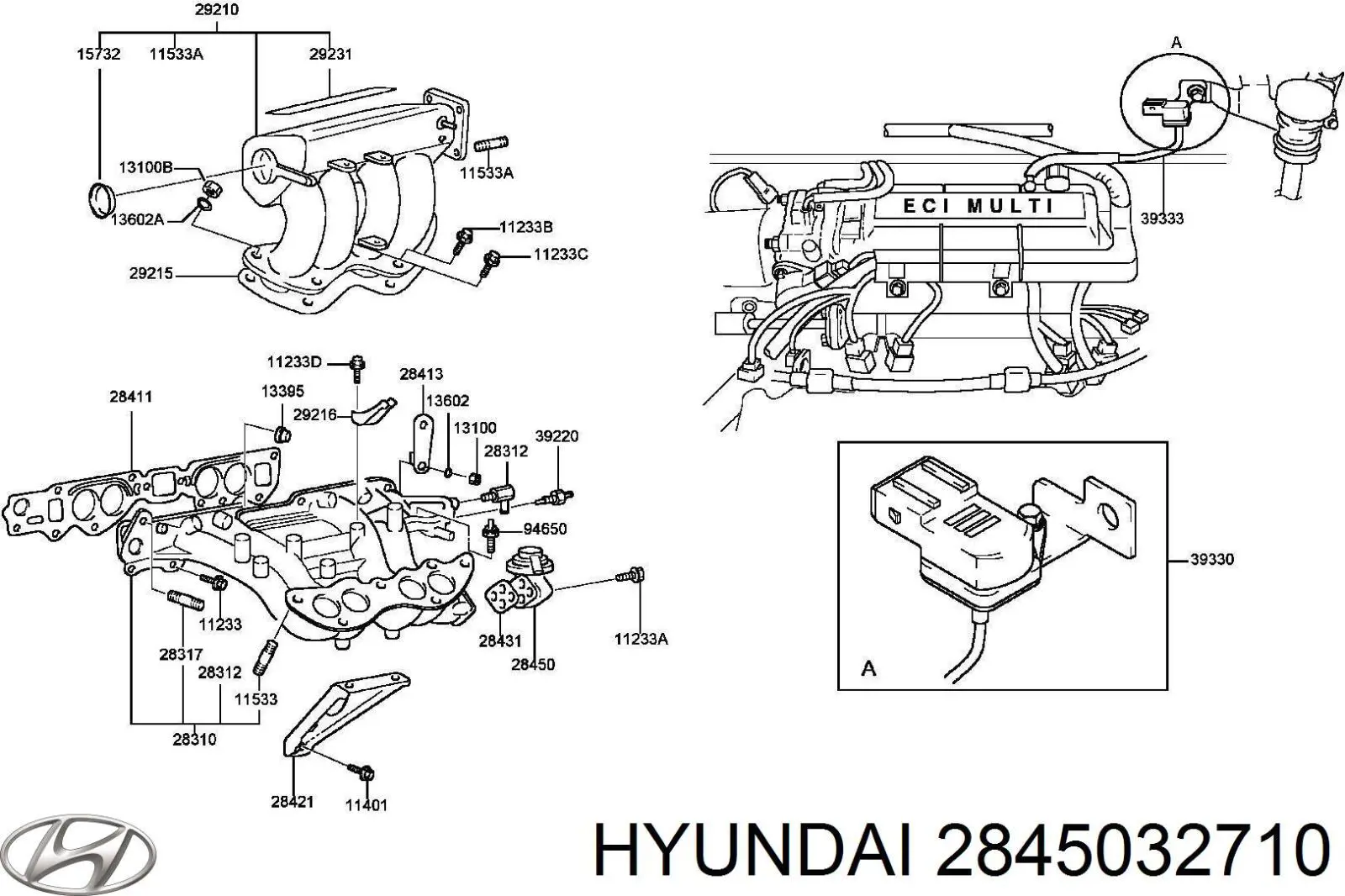 Приборы управления системы рециркуляции Hyundai/Kia 2845032710 цена, от 69.94 USD