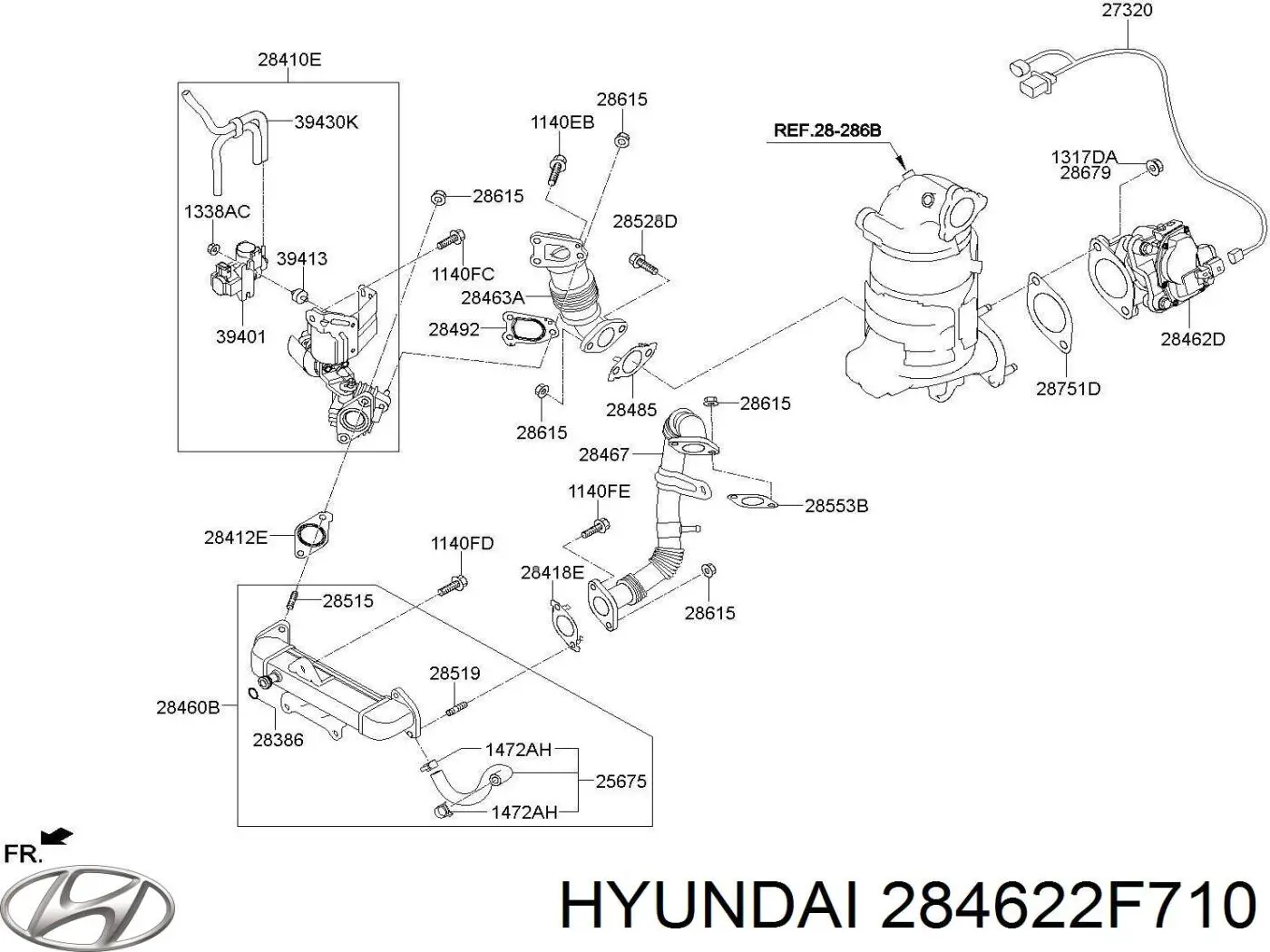284622F710 Hyundai/Kia 