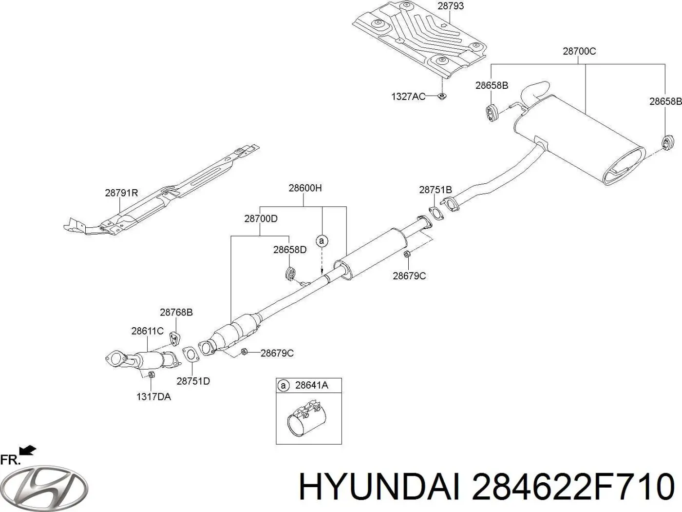 Купить 284622F710 Hyundai/Kia 