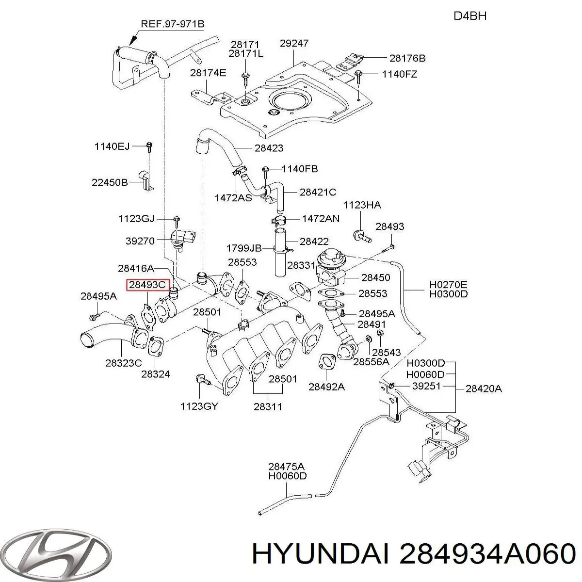  284934A060 Hyundai/Kia