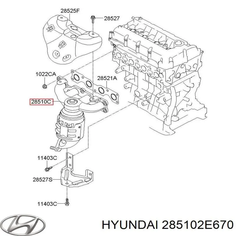  285102E670 Hyundai/Kia