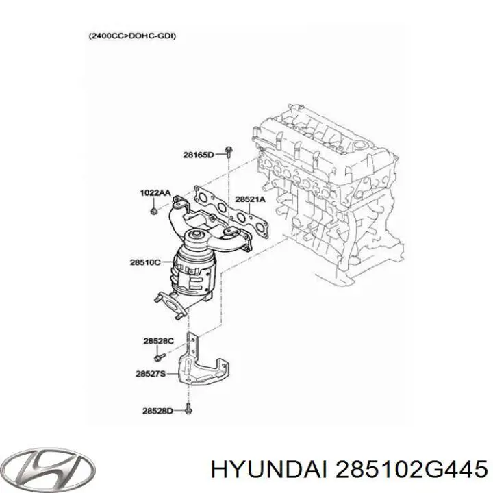 Купить 285102G445 Hyundai/Kia 
