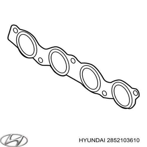 Прокладка коллектора выпускного Hyundai/Kia 2852103610 цена, от 9.14 USD