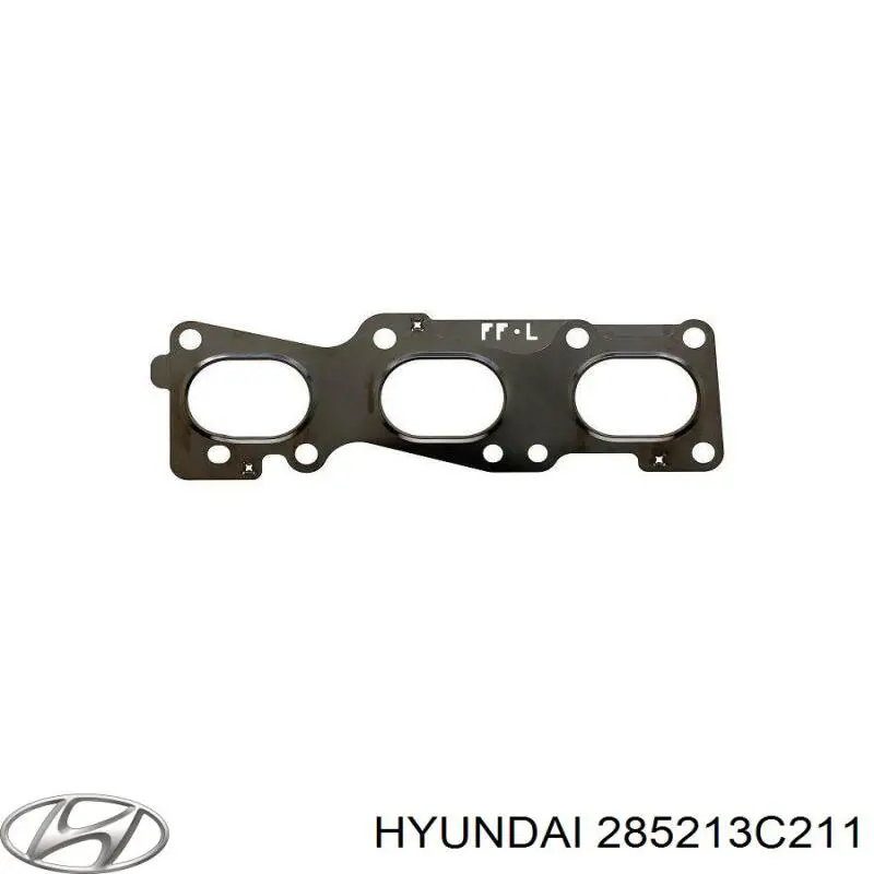 Vedante direito de tubo coletor de escape para Hyundai Santa Fe (CM)