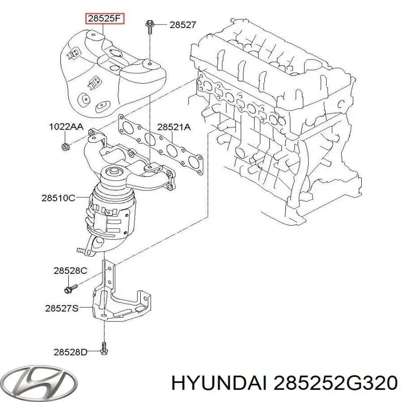  Hyundai/Kia 285252G320 цена, от 15.20 USD