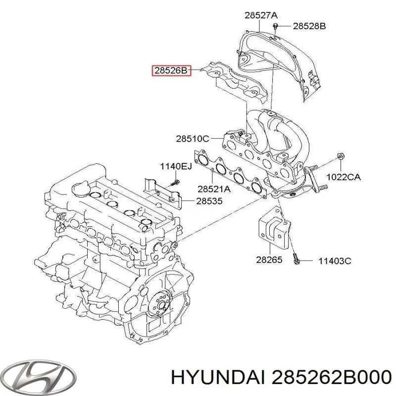  Hyundai/Kia 285262B000 цена, от 13.94 USD