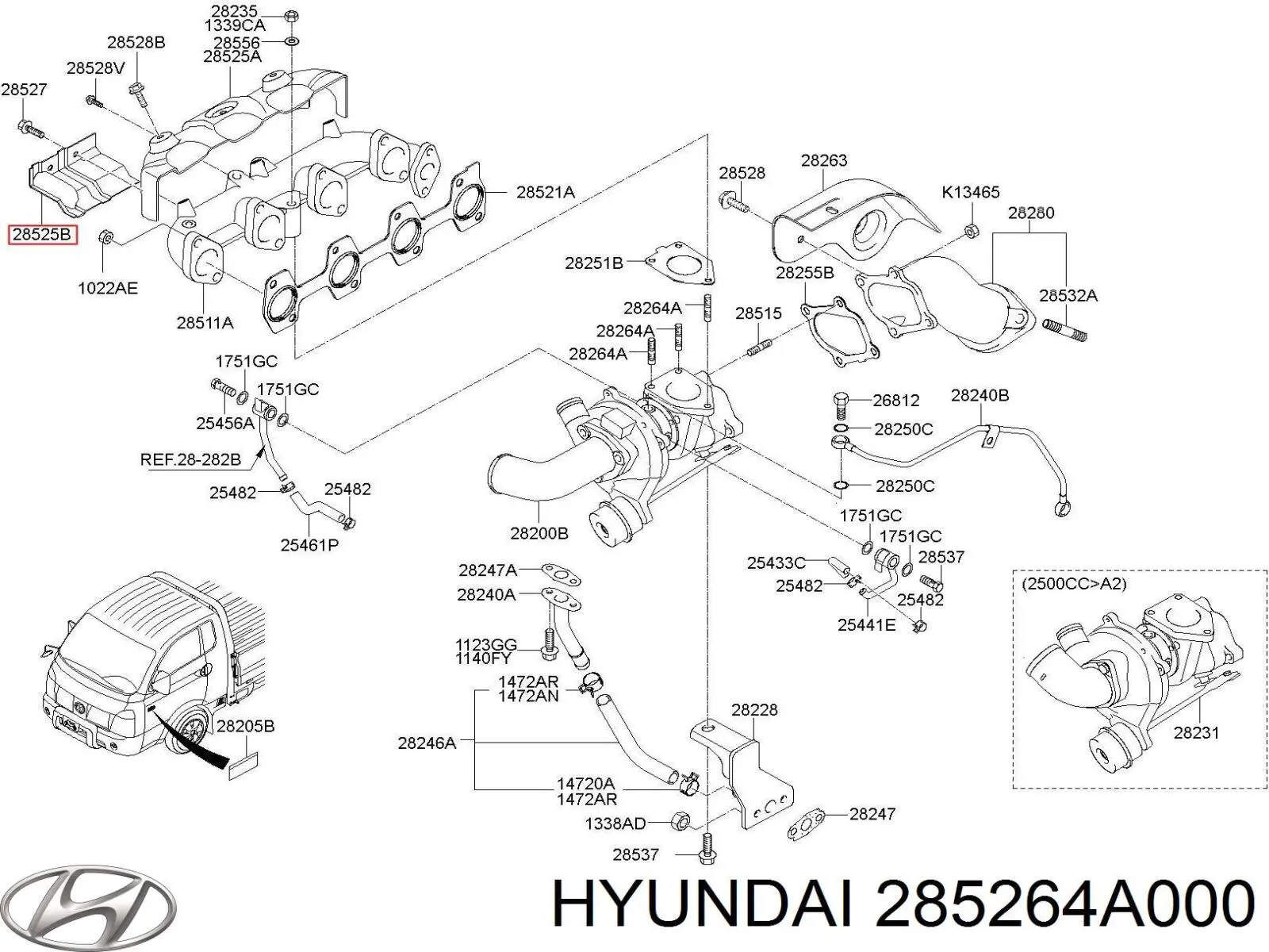 Hyundai/Kia 285264A000 цена, от 4.76 USD