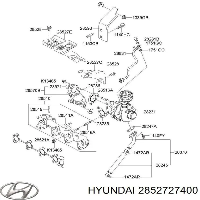  2852727400 Hyundai/Kia