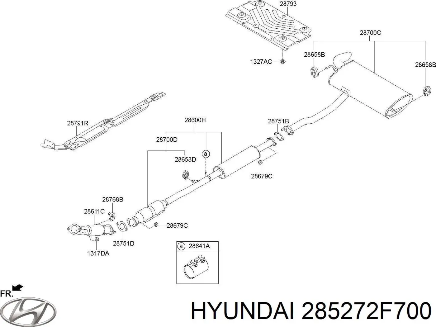  Hyundai/Kia 285272F700 цена, от 25.40 USD