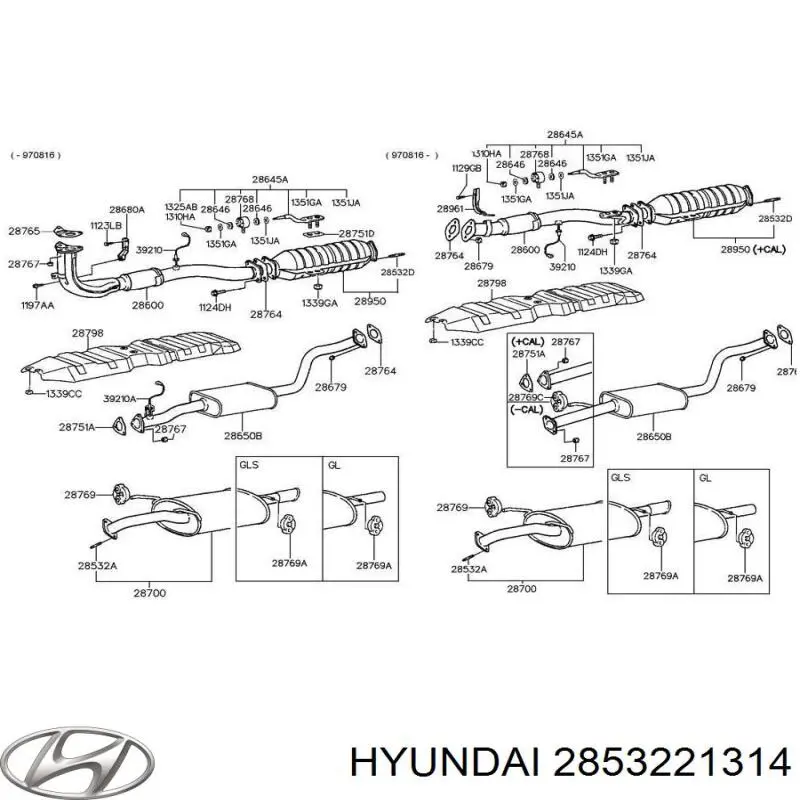  2853221310 Hyundai/Kia