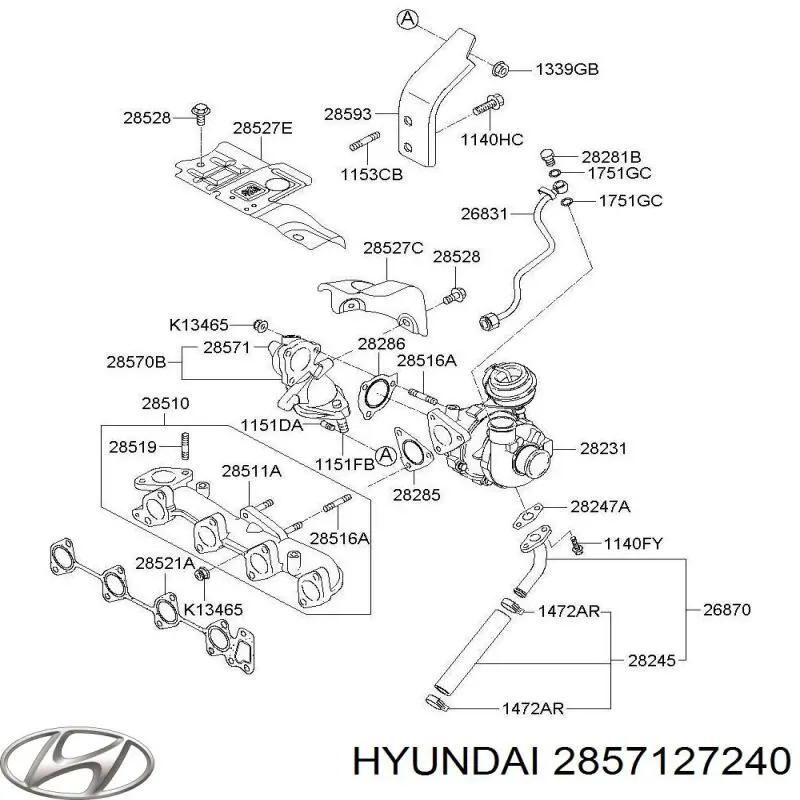 2857127240 Hyundai/Kia 