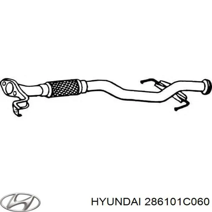 Купить 286101C060 Hyundai/Kia Передняя часть глушителя