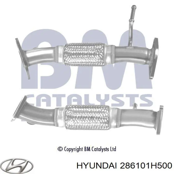 Глушитель, передняя часть Hyundai/Kia 286101H500 цена, от 19.49 USD