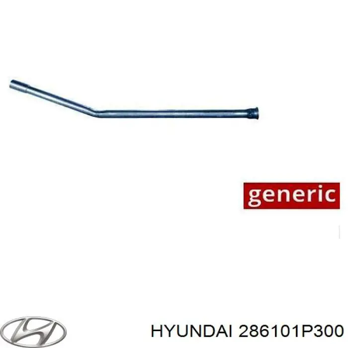 Приёмная труба 286101P300 Hyundai/Kia