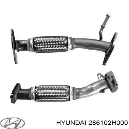 Приёмная труба 286102H000 Hyundai/Kia