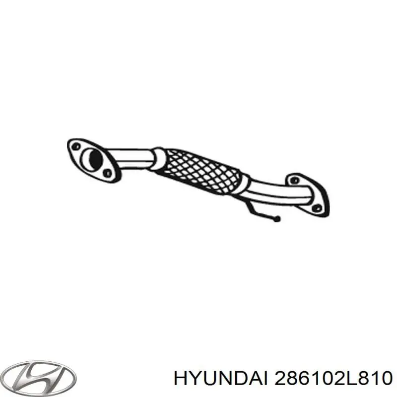 Купить 286102L810 Hyundai/Kia Приёмная труба