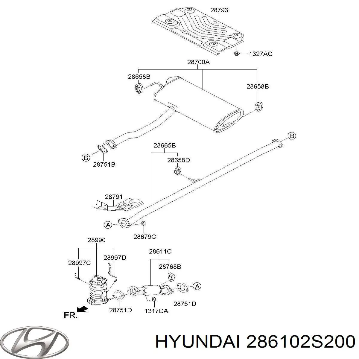  286102S200 Hyundai/Kia