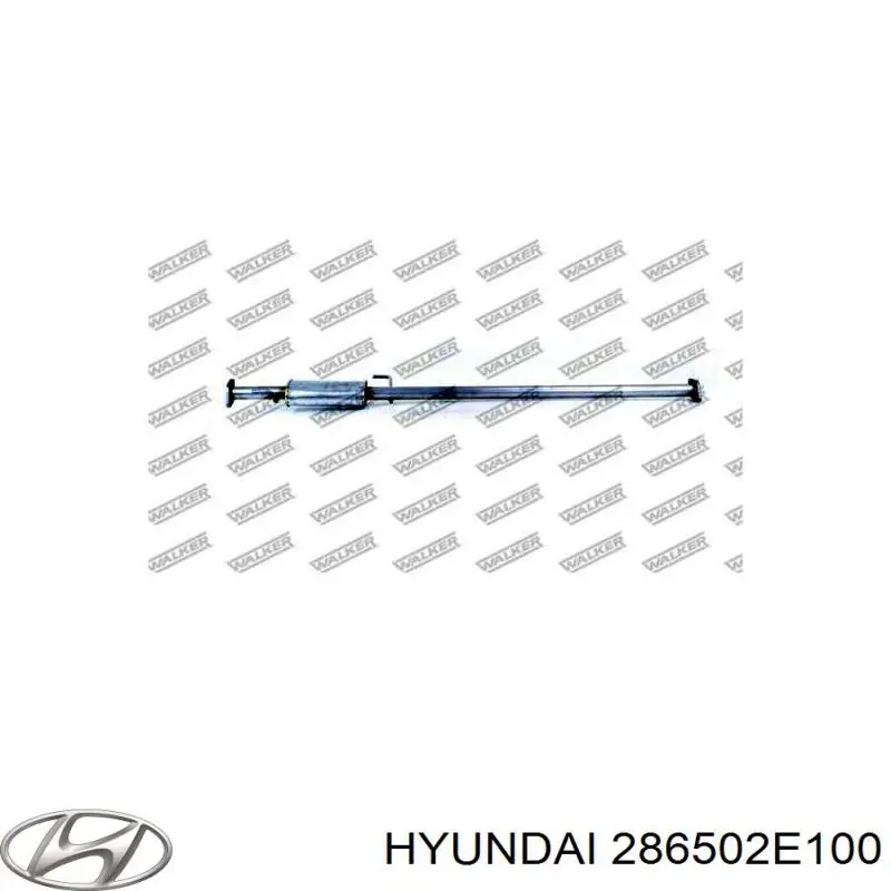 Центральная часть глушителя 286502E100 Hyundai/Kia