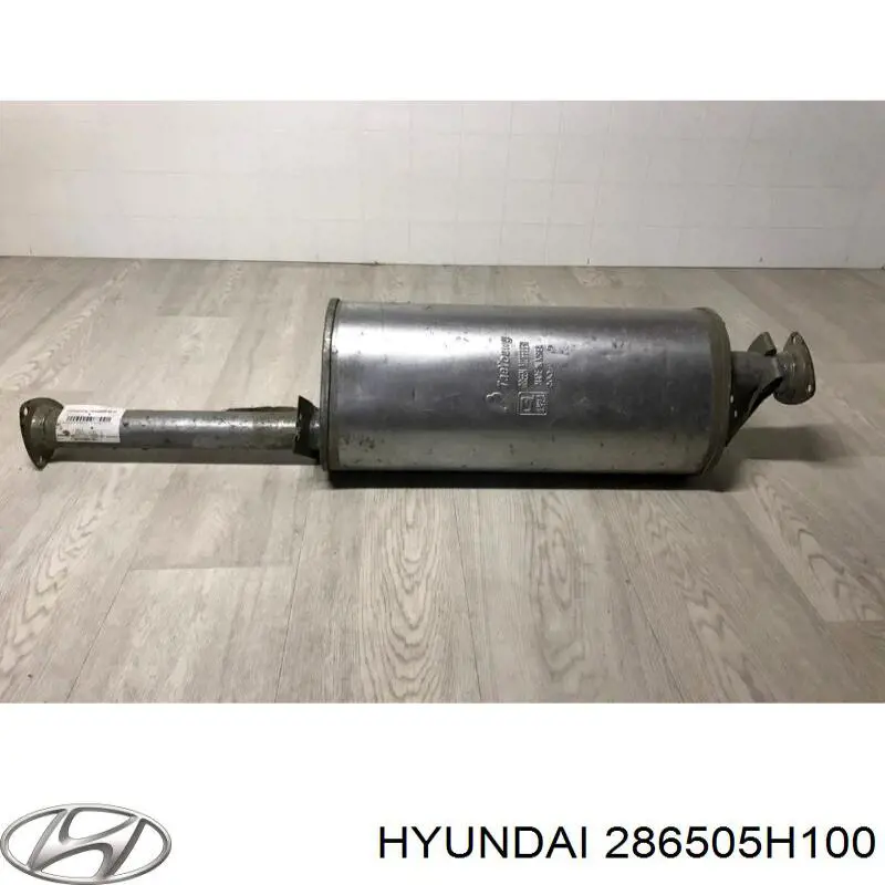 286505H110 Hyundai/Kia глушитель, центральная часть