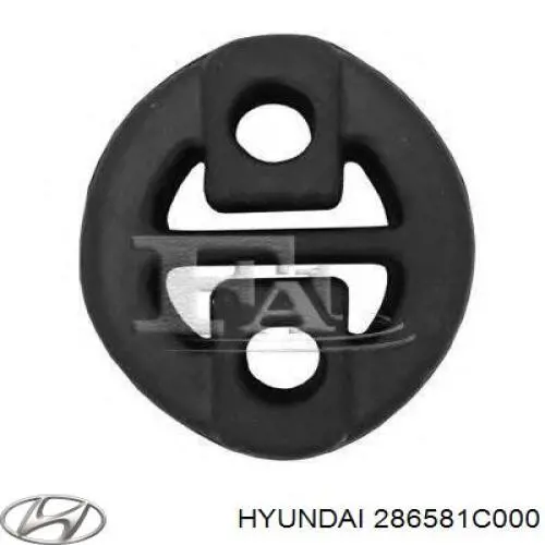 Подушка крепления глушителя Hyundai/Kia 286581C000