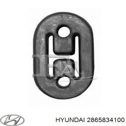 2865834100 Hyundai/Kia подушка крепления глушителя
