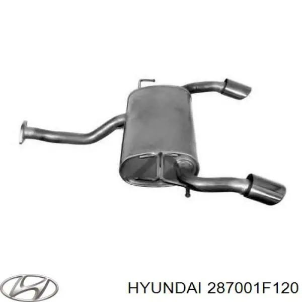 Трубы приемные (штаны) Hyundai/Kia 287001F120 цена, от 128.52 USD