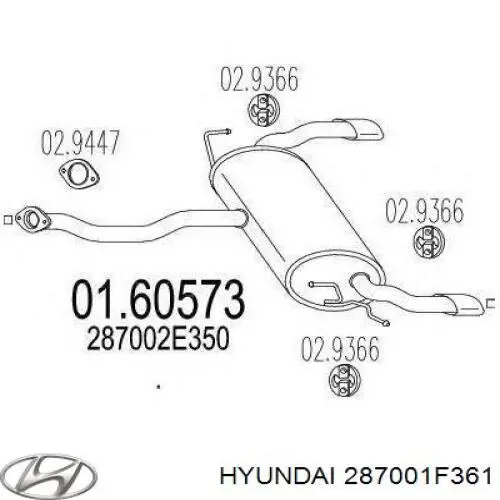  287001F361 Hyundai/Kia