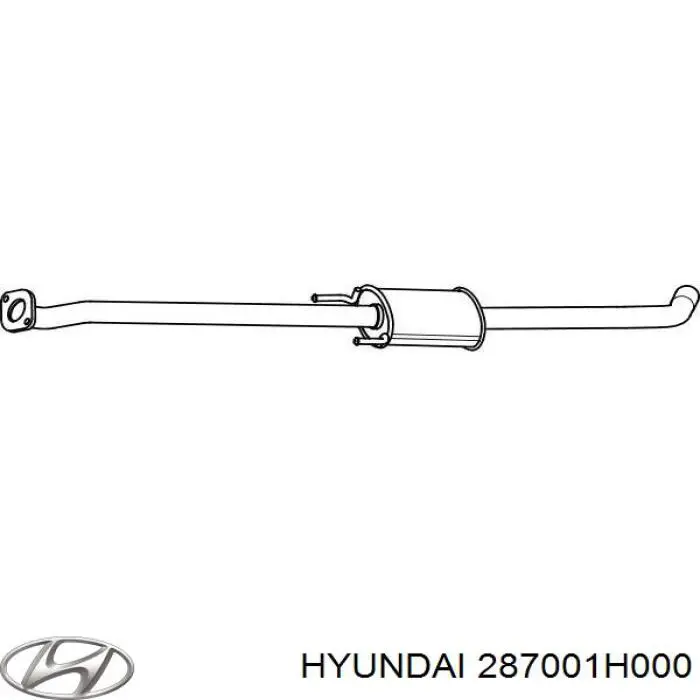 Глушитель, средняя и задняя часть Hyundai/Kia 287001H000 цена, от 76.02 USD