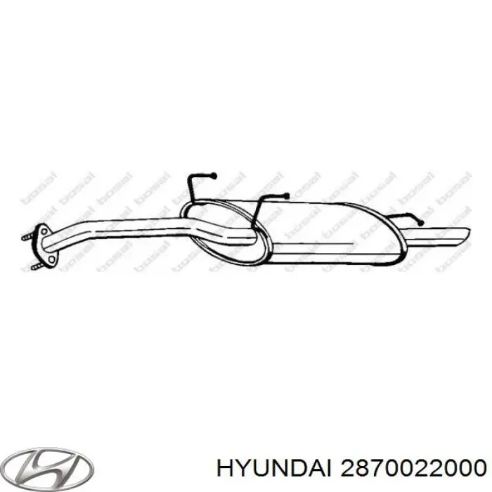 Купить 7610400 Starline Глушитель задний